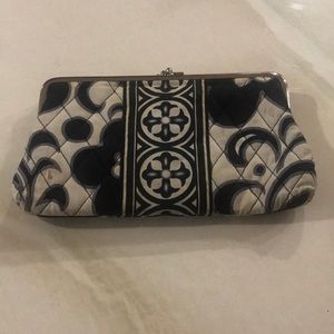Vera Bradley quilted wallet clutch